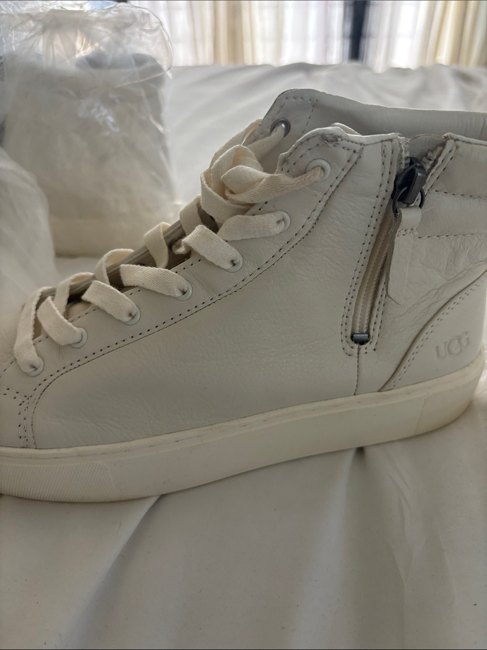 Uggs Zip Up High Top Sneakers